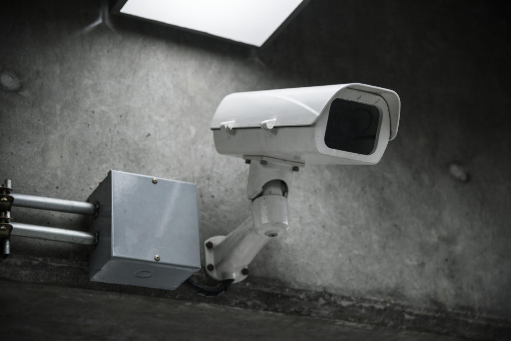 CCTV Cámaras en la pared